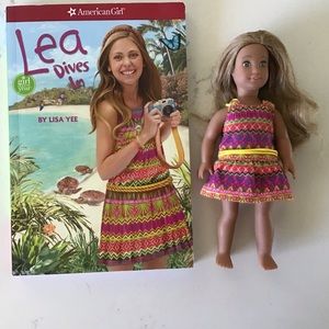 AG Lea mini doll and book!